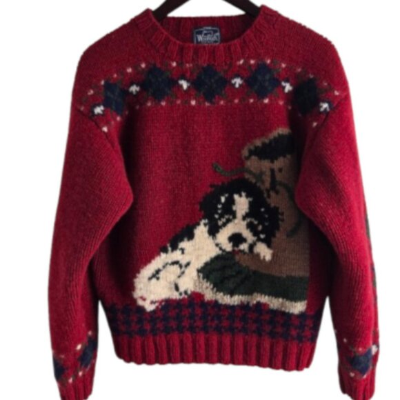 Woolrich Dog & Boot Sweater - Picture 1 of 8